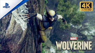 Marvels Wolverine Exclusive Story Gameplay  Climbing Mission  4K Ultra HD [upl. by Meeker]