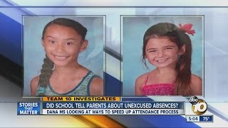 Did school tell parents about unexcused absences [upl. by Airitac]