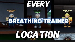 EVERY BREATHING TRAINER LOCATION in Weak Legacy 2Weak Legacy 2Roblox [upl. by Aaron]