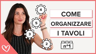 Come ORGANIZZARE I TAVOLI del ricevimento di nozze 🍽️ [upl. by Blasien]