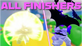 UPDATED EVERY FINISHER In Roblox Rivals 😱 [upl. by Attikin]