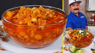 Authentic Restaurant Style Menudo Recipe Mexican Hangover Cure [upl. by Leontine]