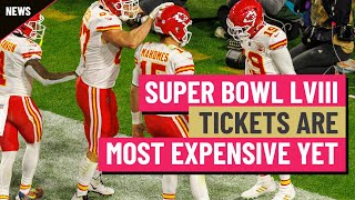 Super Bowl tickets are more expensive than they’ve ever been [upl. by Dougherty81]