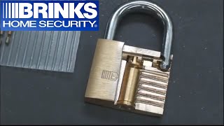 37 Brinks 50mm Padlock Milled into a Cutaway [upl. by Brina765]