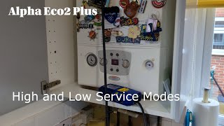 Alpha Eco2 Plus High and Low service modes [upl. by Niddala443]