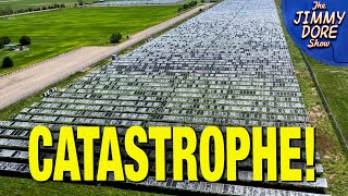 Devastating Hail Storm DESTROYS Giant Solar Farm [upl. by Ainessej]