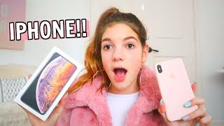 iPhone XS MAX shopping AND unboxing [upl. by Hanafee779]