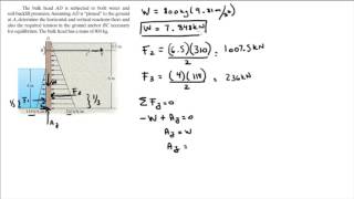 Determine the horizontal and vertical reactions [upl. by Flory761]