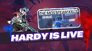 25 Kills  Most Team Kills  HardyisLive1  Full Game Play hardyislive bgmi [upl. by Krahling]