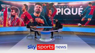 Gerard Pique on his career time at Barcelona amp Manchester United and working with Pep Guardiola [upl. by Trish973]