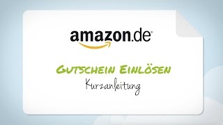 Amazon Gutschein einlösen  Schritt für SchrittAnleitung [upl. by Anrev]