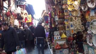 Local market in Sousse Medina Old town of Tunis Tunisia [upl. by Ailev]