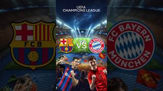 FC BARCELONA vs BAYERN  porównanie drużyn championsleague barcelona bayern piłkanożna soccer [upl. by Goto]