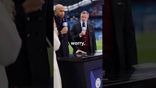 Thierry Henrys Reaction to Kate Abdos thierryhenry kateupton cbssportsnetwork footballclub [upl. by Lleruj]