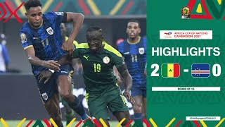 Senegal 🆚 Cape Verde Highlights  TotalEnergiesAFCON2021 Round Of 16 [upl. by Aronal]