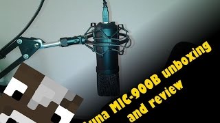 Auna MIC900B USB Microphone Unboxing and Review [upl. by Wein568]