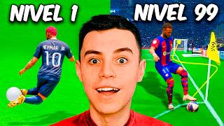 Goles IMPOSIBLES de Neymar Nivel 1 a Nivel 100 [upl. by Lleoj]