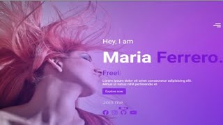 Personal Portfolio website using pure HTML CSS and JavaScript  ProCodeUp [upl. by Lydon]