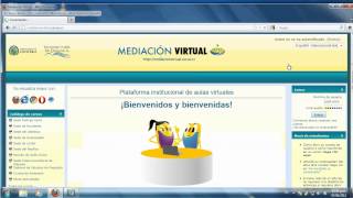 Como ingresar al curso en mediación virtual [upl. by Hanover]