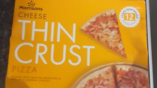 £1 MORRISONS RANGE CHEESE THIN CRUST PIZZA🍕TASTE TEST REVIEW SIOBHANs LIFE [upl. by Niletak]