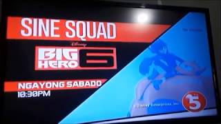 Big Hero 6 Tagalog Dub Commercial on TV5 Aired on Filipino TV [upl. by Anitnelav]