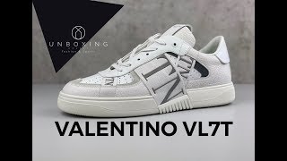 Valentino Garavani VL7T ‘whiteice’  UNBOXING amp ON FEET  luxury sneaker  2020 [upl. by Aniral292]