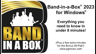 BandinaBox® 2023 for Windows  Everything you need to know in under 8 minutes [upl. by Bowden]