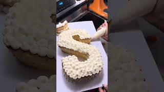 Letter S shaped cake with me [upl. by Leduar]