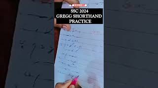 How to write in Gregg Shorthand learnshorthand sscstenodictation100wpm [upl. by Adnesor]