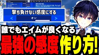 【超必見】誰も解説してないquot完璧な感度設定quotの見つけ方を解説【フォートナイト】 [upl. by Allesiram481]