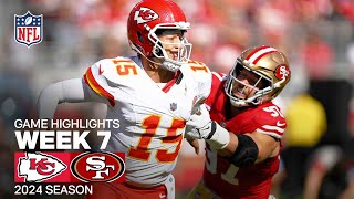 Kansas City Chiefs vs San Francisco 49ers  2024 Week 7 Game Highlights [upl. by Jezreel]