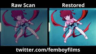 DAICON III Omake Raw VS Restoration 8mm Comparison  Not Final [upl. by Shedd]