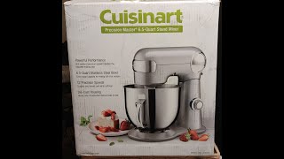 Cuisinart Stand Mixer Unboxing and Initial Impressions [upl. by Ainehta87]