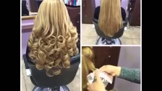 How To Curl Hair Using A Straightener and Aluminum Foil [upl. by Tremayne]