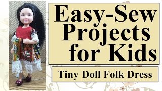 Easy Sewing Project for Kids Sew a Chelsea™ Doll Dress [upl. by Moritz572]