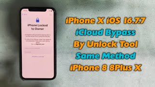 iPhone X iCloud Bypass By Unlock Tool iOS 1677 Hello Screen Bypass Without Signal Network [upl. by Farrell854]