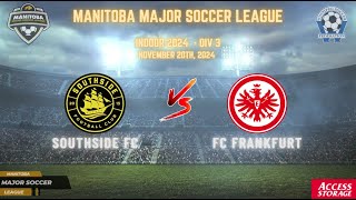 November 20th WSF Div 3 Southside FC vs FC Frankfurt [upl. by Asyar]