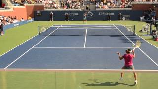 US OPEN 2013  Jelena Jankovic Long Rally [upl. by Amerak562]