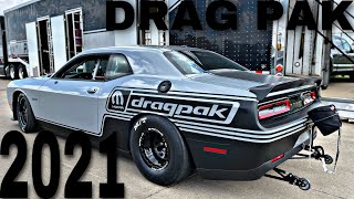 Picking up our NEW 2021 Dodge Challenger Drag Pak  Smoke Show  1200 HORSEPOWER [upl. by Kristy]