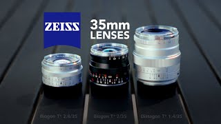 Comparing the Zeiss 35mm ZM Lenses for Leica [upl. by Eiramesor]