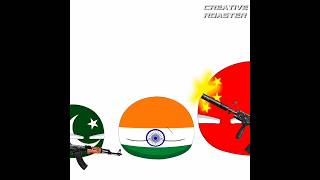 Indian ArmyNo hate  indiaindiacountryball history edit china pakistan bharat [upl. by Hsilgne]