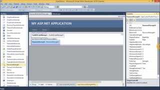 Beginners AspNet Ajax Tutorial  Password Strength Control [upl. by Herrah]