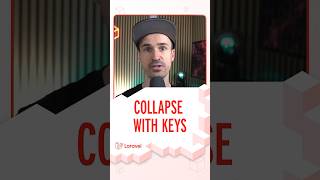 Collapse with Keys laravel php coding shorts [upl. by Atila]