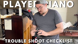 Player Piano Restoration Training Trouble Shoot Checklist [upl. by Nymrak242]