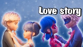 Miraculous Ladybug Awakening Movie  Love story Edit [upl. by Kendell]