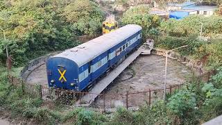 Bandra Terminus Train Turn Table WR Indian Railways [upl. by Namharludba]