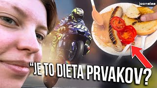 Kaj je na krožniku SVETOVNIH PRVAKOV MotoGP🍔🏍️l Kaya Solo Vlog [upl. by Rivalee]