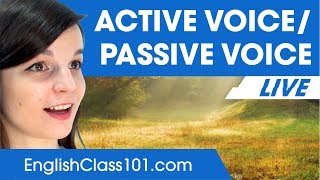 Active and Passive Verb Forms  Basic English Grammar [upl. by Annirok]