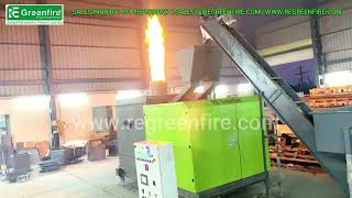 BIGGEST BIOMASS MULTIFUEL WOOD PELLET BURNER WOODPELLETS PELLETS REGREENFIRE [upl. by Eissirk156]