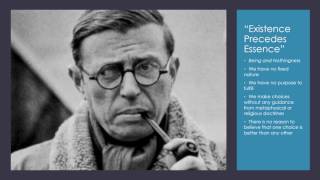 Jean Paul Sartre  Libertarianism [upl. by Ahsaetal378]